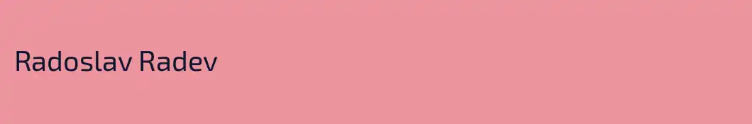 Radoslav Radev